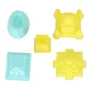 Sand accessories toy shapes shovels 28 pieces.