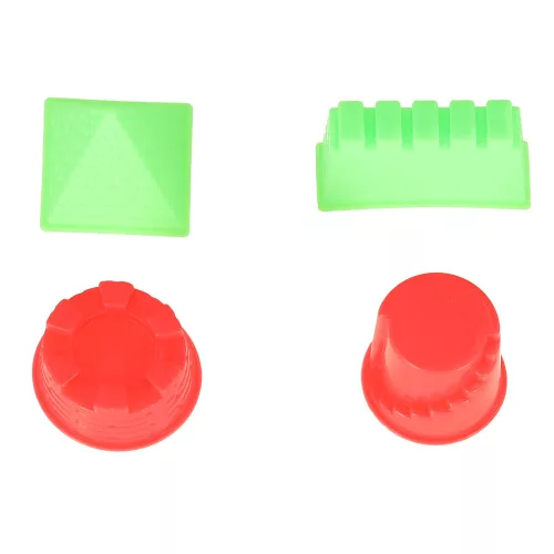 Sand accessories toy shapes shovels 28 pieces.