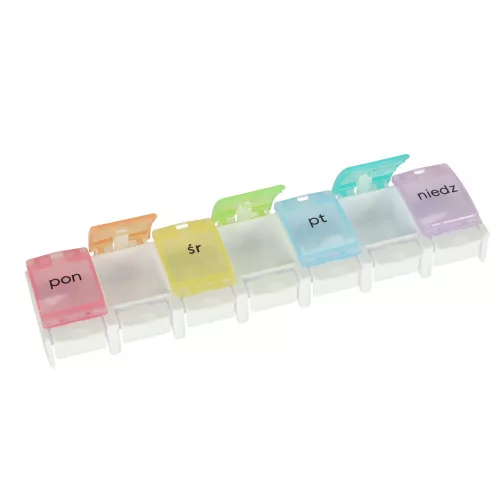 Weekly pill organizer container 7 days HU