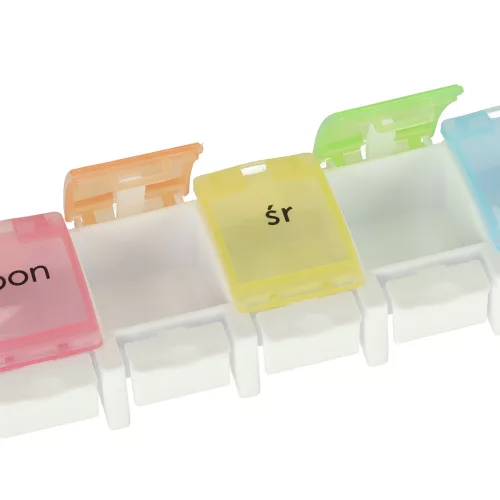 Weekly pill organizer container 7 days HU