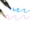 Double-sided alcohol felt-tip pens in case 120 + stand