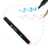 Double-sided alcohol felt-tip pens in case 120 + stand