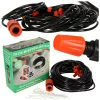 Water curtain mist garden sprinkler irrigation system 15m