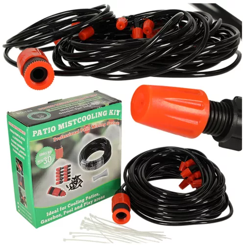 Water curtain mist garden sprinkler irrigation system 15m