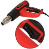 Electric heating torch with temperature control 0-600 degrees C air flow 300-500 l/min + 4 replaceable tips 1850W