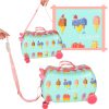 Children's travel case on wheels ice cream