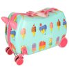Children's travel case on wheels ice cream