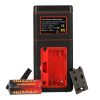 Digital laser rangefinder waterproof IP54 3mm/60m case battery operated