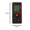 Digital laser rangefinder waterproof IP54 3mm/60m case battery operated