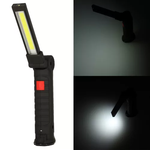 Workshop lamp USB COB magnetic rechargeable 1200 mAh 200 lm