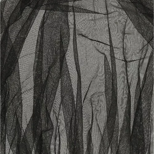 Stroller elastic mosquito net 140cm black