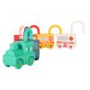 Educational Puzzle Car Blocks Padlocks Sensory Toy Montessori