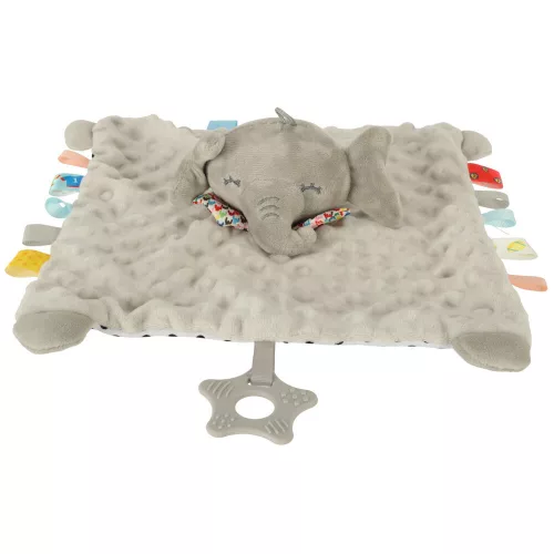 Sensory mascot rustling label elephant