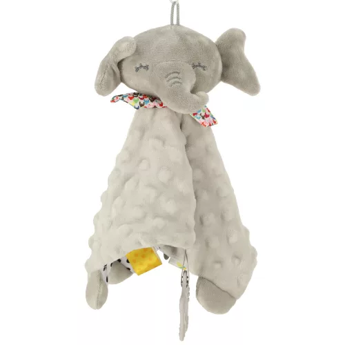Sensory mascot rustling label elephant