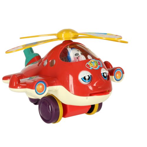 Push and pull along toy helicopter plane with sound