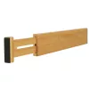 Drawer organizer adjustable bamboo separator 43x6x1.5cm 1 pc