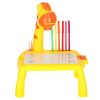 Girrafe-shaped projection drawing table with 12 felt-tip pen