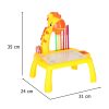 Girrafe-shaped projection drawing table with 12 felt-tip pen