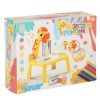 Girrafe-shaped projection drawing table with 12 felt-tip pen