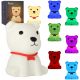 Silicone night light white puppy