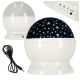 Star projector night light 2in1 USB white