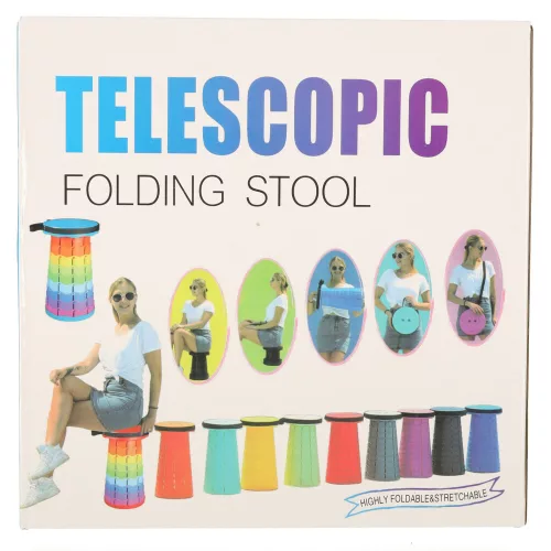 Folding chair folding stool stool black