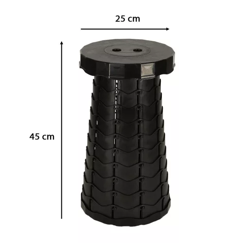Folding chair folding stool stool black