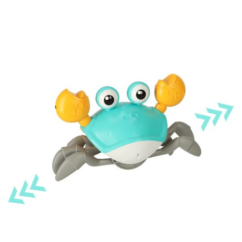 Interactive crab crawler with sound green