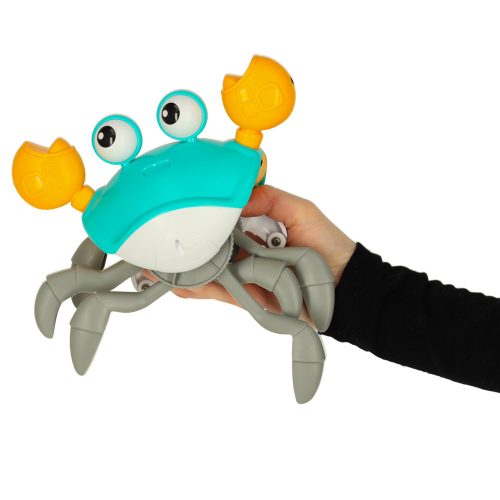 Interactive crab crawler with sound green