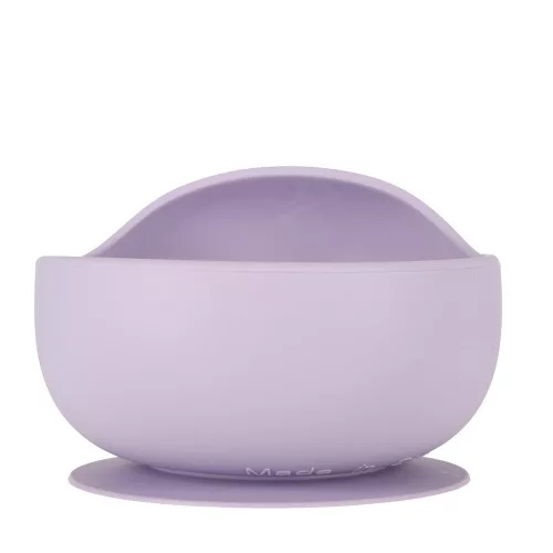 Children's silicone cutlery crab 9-piece set purple