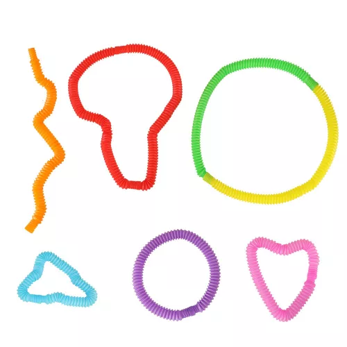 Tubes sensory tubes stretchable educational montessori tubes 8 pcs