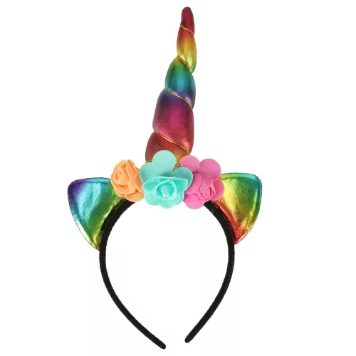Unicorn costume skirt headband multicolor