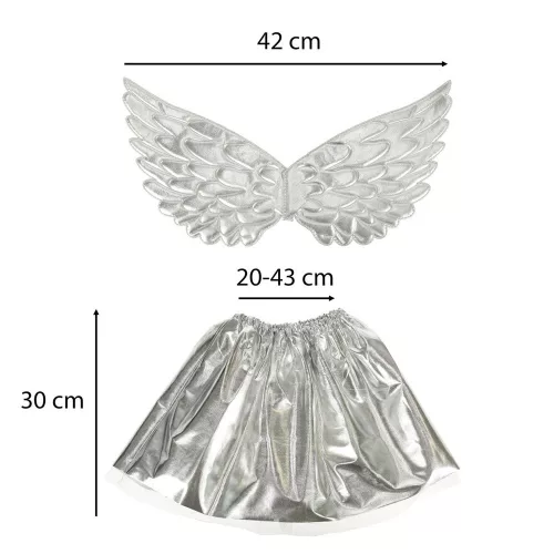 Unicorn costume skirt headband silver