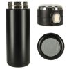 Thermal mug with spout LED thermos 420ml black