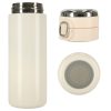 Thermal mug with spout LED thermos 420ml in beige