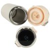 Thermal mug with spout LED thermos 420ml in beige