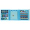 Plastic painting set in case 208 pcs. blue