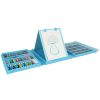 Plastic painting set in case 208 pcs. blue