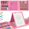 Plastic painting set in case 208el pink