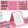 Plastic painting set in case 208el pink