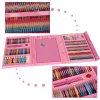Plastic painting set in case 208el pink