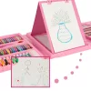Plastic painting set in case 208el pink