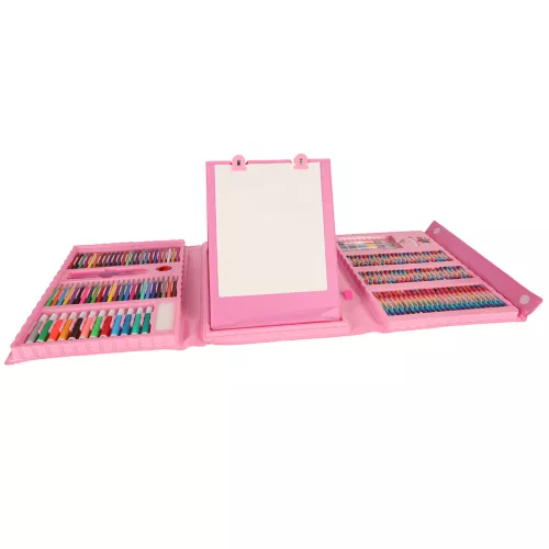 Plastic painting set in case 208el pink