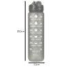 Water bottle 1l black