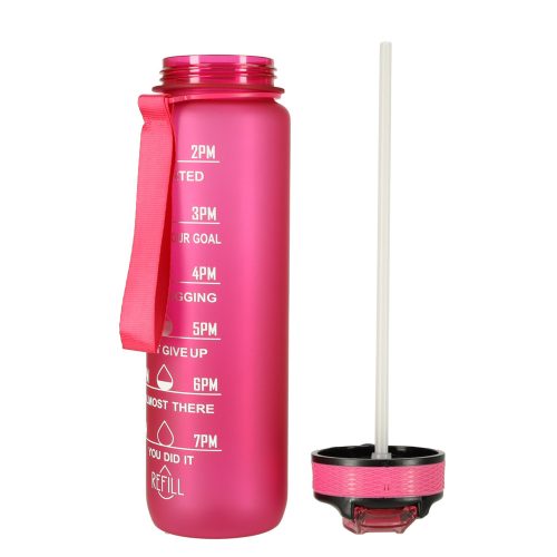 Water bottle 1l pink