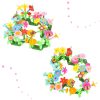 Flowers creative blocks flower garden 175 elements
