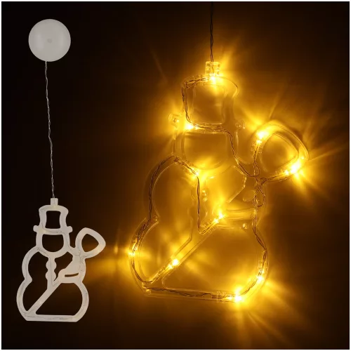 LED hanging lamp Christmas decoration snowman 49cm 10 LEDs