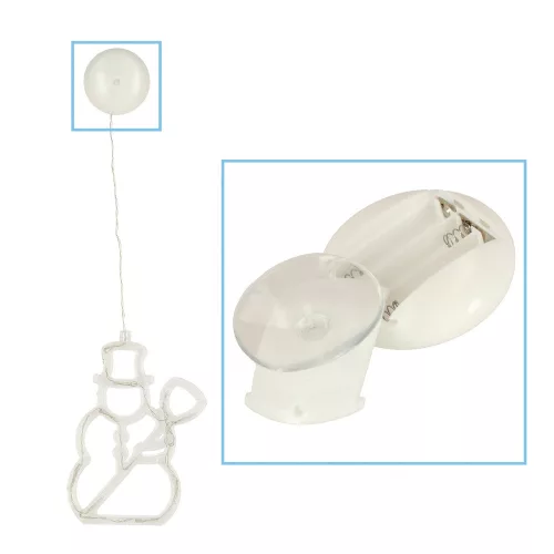 LED hanging lamp Christmas decoration snowman 49cm 10 LEDs