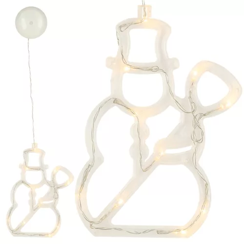 LED hanging lamp Christmas decoration snowman 49cm 10 LEDs