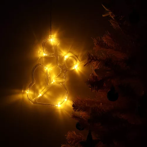 LED hanging lamp Christmas decoration snowman 49cm 10 LEDs